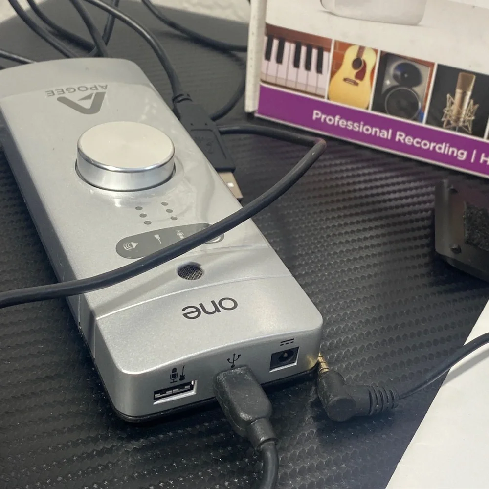 Apogee ONE-MAC Audio Interface/ Microphone - Silver Color With Original Box